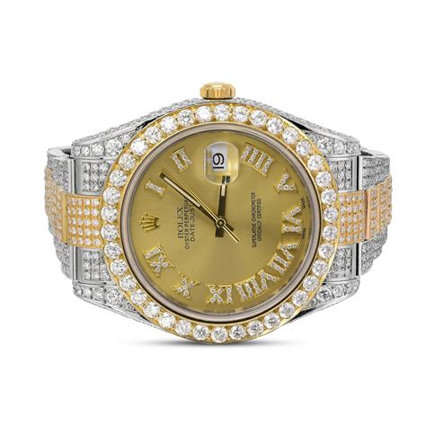 iced out rolex datejust roman|iced out Rolex Datejust 41mm.